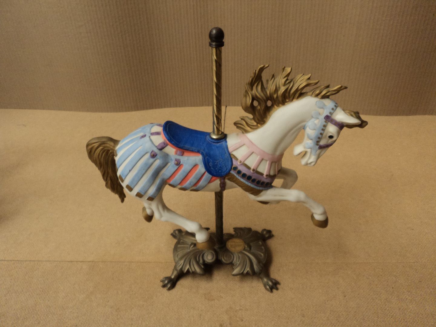 porcelain carousel horse